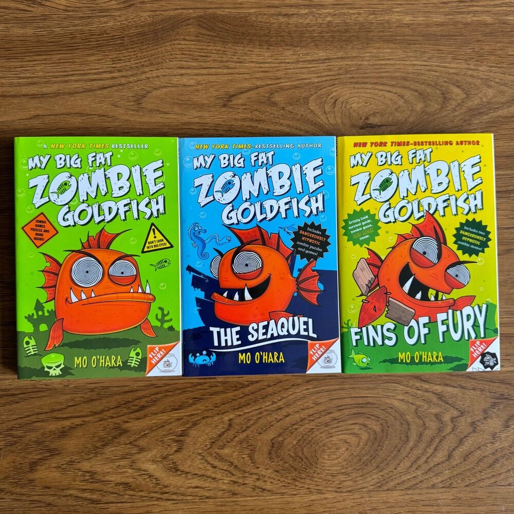 My Big Fat Zombie Goldfish Boxed Set: 3 Books The Seaquel Fins of Fury Mo O'Hara